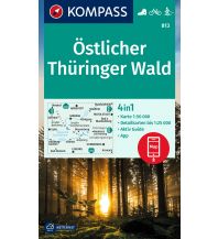 Hiking Maps Germany KOMPASS Wanderkarte 813 Östlicher Thüringer Wald Kompass-Karten GmbH