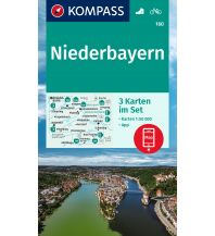 Wanderkarten Oberösterreich Kompass-Kartenset 160, Niederbayern 1:50.000 Kompass-Karten GmbH