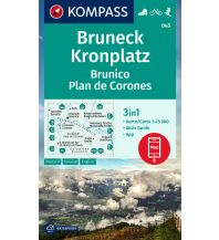 Wanderkarten Südtirol & Dolomiten Kompass-Karte 045, Bruneck/Brunico, Kronplatz/Plan de Corones 1:25.000 Kompass-Karten GmbH