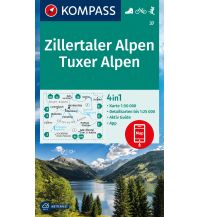 Hiking Maps Tyrol Kompass Karte 37, Zillertaler Alpen, Tuxer Alpen 1:50.000 Kompass-Karten GmbH