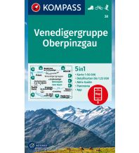 Hiking Maps Tyrol Kompass-Karte 38, Venedigergruppe, Oberpinzgau 1:50.000 Kompass-Karten GmbH