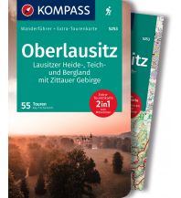 Hiking Maps KOMPASS Wanderführer Oberlausitz, Lausitzer Heide-, Teich- und Bergland, mit Zittauer Gebirge, 55 Touren Kompass-Karten GmbH