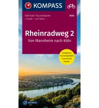 Cycling Guides Fahrrad-Tourenkarte Rheinradweg 2, Von Mannheim nach Köln Kompass-Karten GmbH