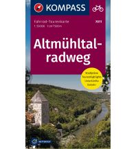 Radsport Fahrrad-Tourenkarte Altmühltalradweg Kompass-Karten GmbH