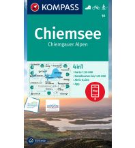 Wanderkarten Tirol Kompass-Karte 10, Chiemsee, Chiemgauer Alpen 1:50.000 Kompass-Karten GmbH