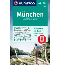 Wanderkarten Bayern KOMPASS Wanderkarte 184 München und Umgebung Kompass-Karten GmbH