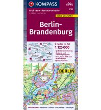 Cycling Maps KOMPASS GRK 3703 Berlin-Brandenburg Kompass-Karten GmbH