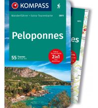 Hiking Maps KOMPASS Wanderführer Peloponnes, 55 Touren Kompass-Karten GmbH