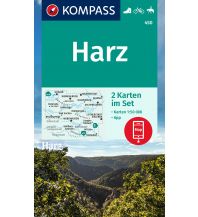 Hiking Maps Germany Kompass-Kartenset 450, Harz 1:50.000 Kompass-Karten GmbH
