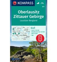 Wanderkarten Deutschland Kompass-Karte 811, Oberlausitz, Zittauer Gebirge 1:50.000 Kompass-Karten GmbH