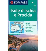 Hiking Maps KOMPASS Wanderkarte 680 Isole d' Ischia e Procida 1:15.000 Kompass-Karten GmbH
