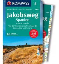 Long Distance Hiking KOMPASS Wanderführer Jakobsweg Spanien, Camino Francés. Von den Pyrenäen nach Santiago de Compostela und Fisterra, 60 Etappen Kompass-Karten GmbH