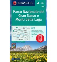 Wanderkarten Apennin Kompass-Karte 2476, Parco Nazionale del Gran Sasso e Monti della Laga 1:50.000 Kompass-Karten GmbH