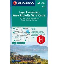 Hiking Maps Apennines Kompass-Karte 2463, Lago Trasimeno, Area Protetta Val d'Orcia 1:50.000 Kompass-Karten GmbH