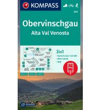 Hiking Maps South Tyrol + Dolomites Kompass Karte 041, Obervinschgau/Alta Val Venosta 1:25.000 Kompass-Karten GmbH
