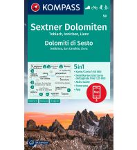 Wanderkarten Tirol Kompass-Karte 58, Sextner Dolomiten/Dolomiti di Sesto 1:50.000 Kompass-Karten GmbH