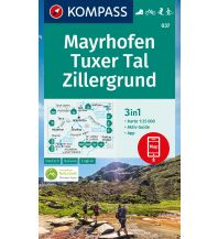 Wanderkarten Tirol Kompass-Karte 037, Mayrhofen, Tuxer Tal, Zillergrund 1:25.000 Kompass-Karten GmbH