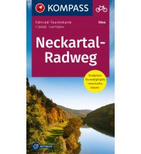 Radkarten KOMPASS Fahrrad-Tourenkarte Neckartal-Radweg 1:50.000 Kompass-Karten GmbH