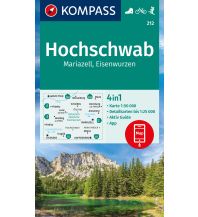 Wanderkarten Steiermark Kompass-Karte 212, Hochschwab, Mariazell, Eisenwurzen 1:50.000 Kompass-Karten GmbH