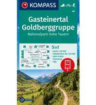 Wanderkarten Salzburg Kompass-Karte 40, Gasteinertal, Goldberggruppe 1:50.000 Kompass-Karten GmbH