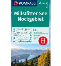 Wanderkarten Kärnten Kompass-Karte 63, Millstätter See, Nockgebiet 1:50.000 Kompass-Karten GmbH
