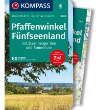 Hiking Guides KOMPASS Wanderführer Pfaffenwinkel, Fünfseenland, Starnberger See, Ammersee, 60 Touren Kompass-Karten GmbH