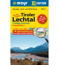 Hiking Maps Vorarlberg Mayr Wander-, Rad- und MTB-Karte XL 405, Tiroler Lechtal 1:25.000 Mayr Verlag