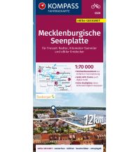 Radkarten KOMPASS Fahrradkarte 3320 Mecklenburgische Seenplatte 1:70.000 Kompass-Karten GmbH