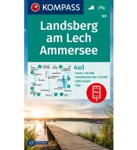 Wanderkarten Bayern Kompass-Karte 189, Landsberg am Lech, Ammersee 1:50.000 Kompass-Karten GmbH