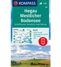 Hiking Maps North Switzerland Kompass-Karte 783, Hegau, Westlicher Bodensee 1:50.000 Kompass-Karten GmbH