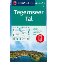 Wanderkarten KOMPASS Wanderkarte 08 Tegernseer Tal 1:25.000 Kompass-Karten GmbH