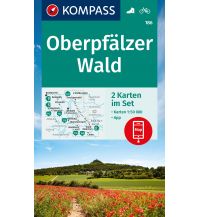 Hiking Maps Bavaria Kompass-Kartenset 186, Oberpfälzer Wald 1:50.000 Kompass-Karten GmbH