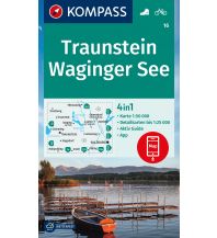 Hiking Maps KOMPASS Wanderkarte 16 Traunstein, Waginger See 1:50.000 Kompass-Karten GmbH