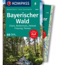 Hiking Maps KOMPASS Wanderführer Bayerischer Wald, Cham, Bodenmais, Zwiesel, Freyung, Passau, 60 Touren Kompass-Karten GmbH