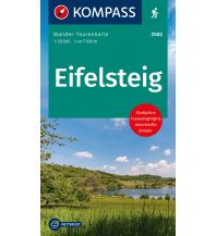 Hiking Maps KOMPASS Wander-Tourenkarte Eifelsteig 1:50.000 Kompass-Karten GmbH