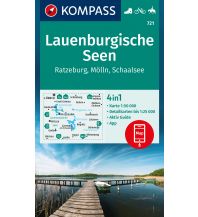 Hiking Maps Germany Kompass-Karte 721, Lauenburgische Seen 1:50.000 Kompass-Karten GmbH
