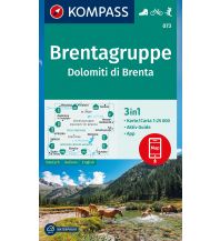 Wanderkarten Italien Kompass-Karte 073, Brentagruppe/Dolomiti di Brenta 1:25.000 Kompass-Karten GmbH