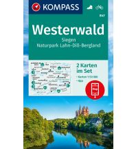 Wanderkarten Deutschland Kompass-Kartenset 847, Westerwald 1:50.000 Kompass-Karten GmbH