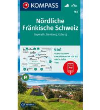 Wanderkarten Bayern Kompass-Karte 165, Nördliche Fränkische Schweiz 1:50.000 Kompass-Karten GmbH