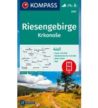 Hiking Maps Czech Republic Kompass-Karte 2087, Riesengebirge/Krkonoše 1:50.000 Kompass-Karten GmbH