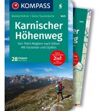Weitwandern Kompass Wanderführer 5633, Karnischer Höhenweg Kompass-Karten GmbH