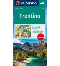 Road Maps Italy KOMPASS Autokarte Trentino 1:150.000 Kompass-Karten GmbH