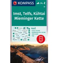 Wanderkarten Tirol Kompass-Karte 35, Imst, Telfs, Kühtai, Mieminger Kette 1:50.000 Kompass-Karten GmbH