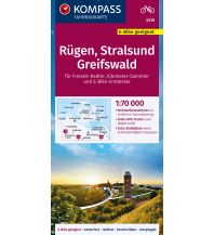 Radkarten Kompass Fahrradkarte 3319, Rügen, Stralsund, Greifswald 1:70.000 Kompass-Karten GmbH