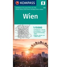 City Maps KOMPASS Stadtplan Wien 1:15.000 Kompass-Karten GmbH