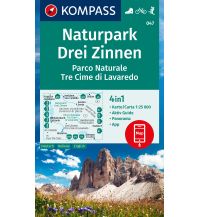 Wanderkarten Tirol Kompass-Karte 047, Naturpark Drei Zinnen 1:25.000 Kompass-Karten GmbH