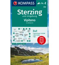 Hiking Maps South Tyrol + Dolomites Kompass-Karte 058, Sterzing und Umgebung/Vipiteno e dintorni 1:25.000 Kompass-Karten GmbH
