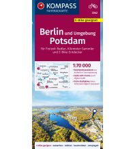 Radkarten KOMPASS Fahrradkarte 3342 Berlin und Umgebung, Potsdam 1:70.000 Kompass-Karten GmbH