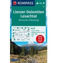 Wanderkarten Tirol Kompass-Karte 47, Lienzer Dolomiten, Lesachtal, Karnischer Höhenweg 1:50.000 Kompass-Karten GmbH
