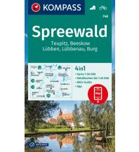 Wanderkarten Deutschland Kompass-Karte 748, Spreewald 1:50.000 Kompass-Karten GmbH